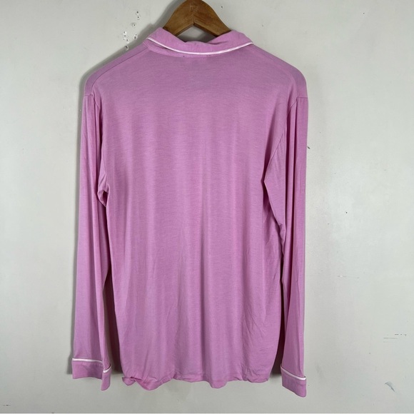 J. Crew Eco dreamiest long-sleeve pajama set in Pink Super Soft Stretchy SZ XS - Picture 3 of 13